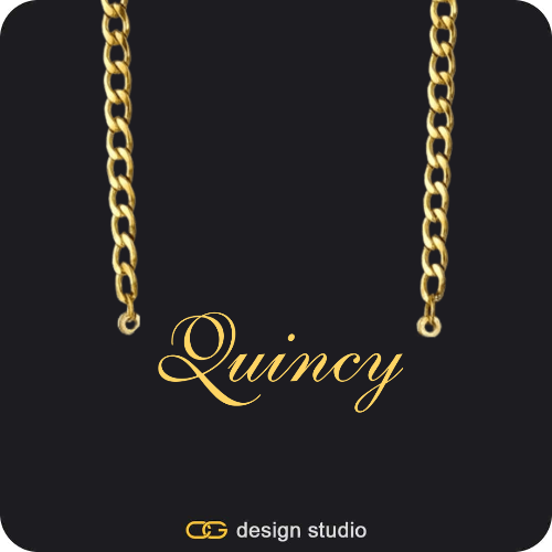 The Essential Name Necklace: Cuban chain