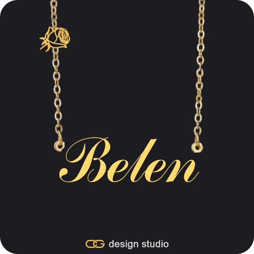 The Essential Name Necklace: Charm