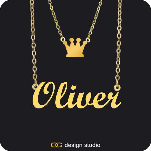 The Essential Name Necklace: Charm