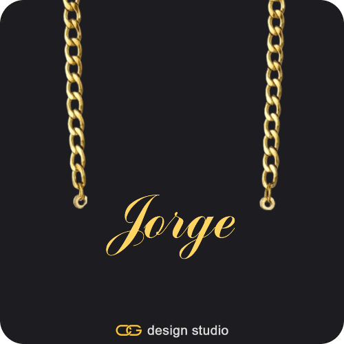 The Essential Name Necklace: Cuban chain