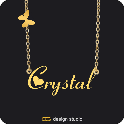 The Essential Name Necklace: Charm