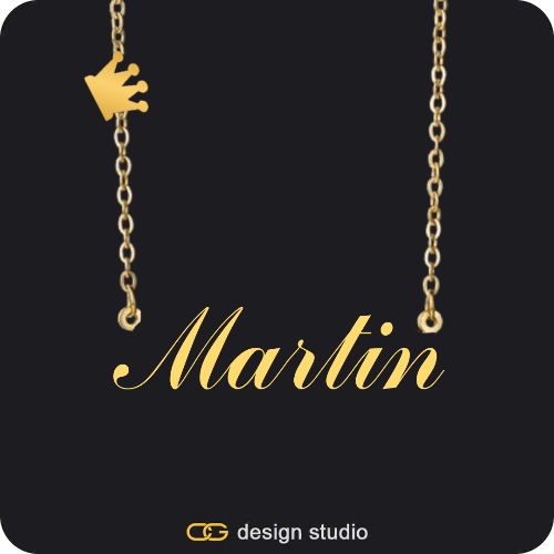 The Essential Name Necklace: Charm