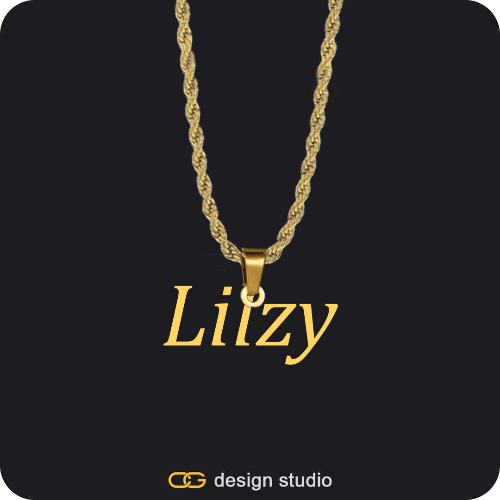 The Essential Name Necklace: Looped