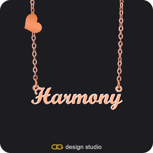 The Essential Name Necklace: Charm