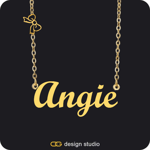 The Essential Name Necklace: Charm