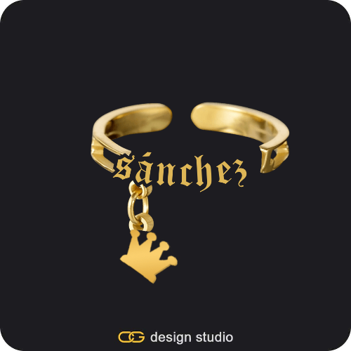 The Charm Name Ring