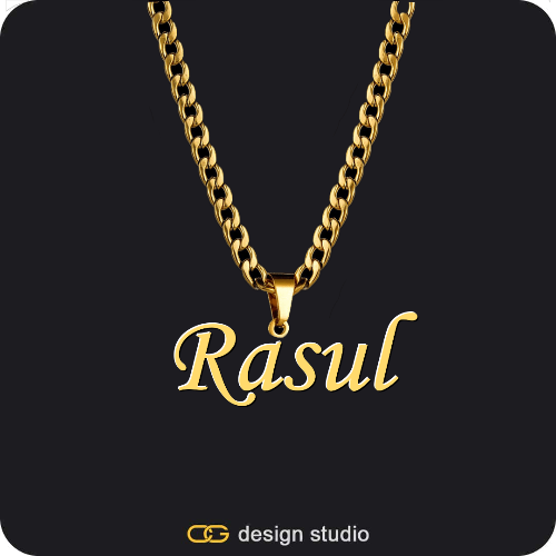 The Mens Essential Name Necklace