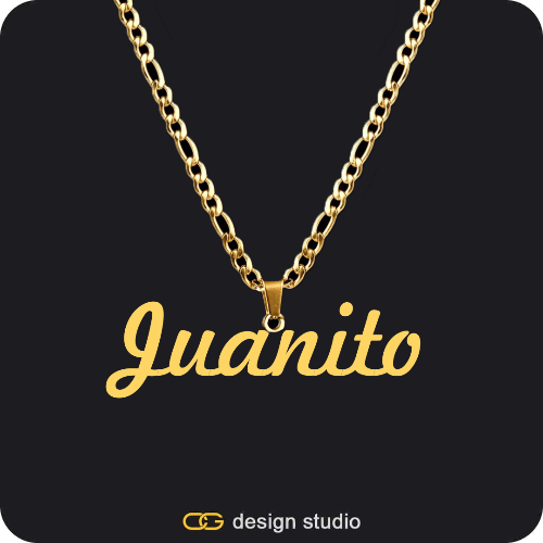 The Essential Name Necklace: Looped