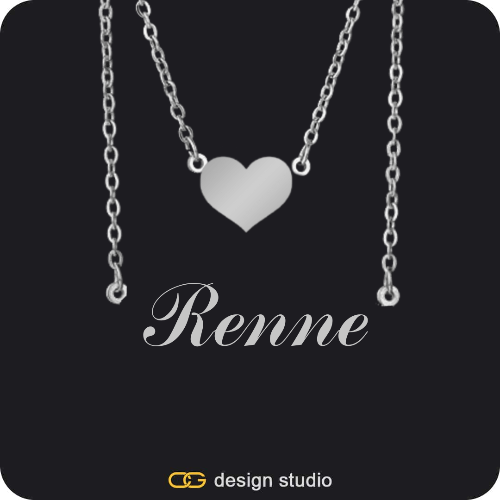 The Essential Name Necklace: Double Layer