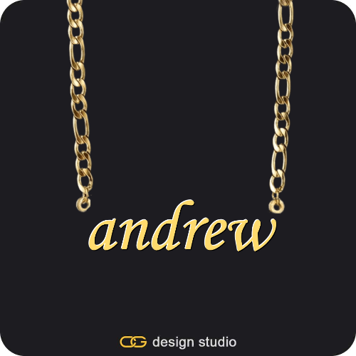 The Mens Essential Name Necklace