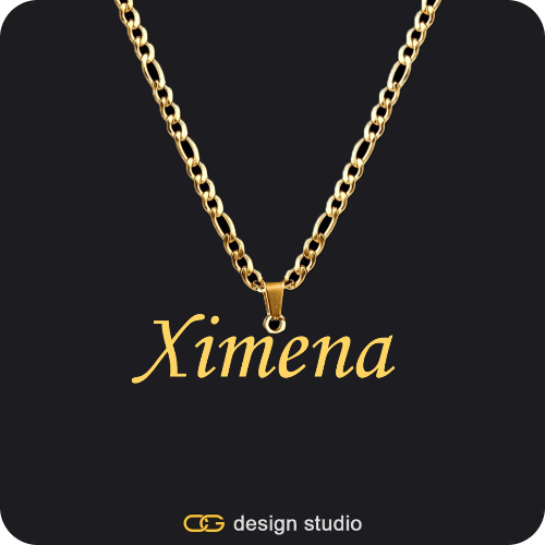 The Essential Name Necklace: Looped