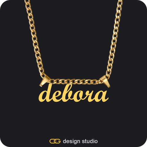 The Essential Name Necklace: Double Loop