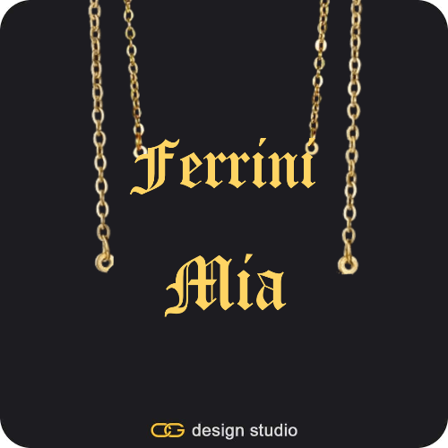 The Essential Name Necklace: Double Layer