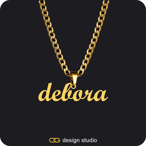 The Essential Name Necklace: Looped