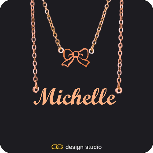 The Essential Name Necklace: Double Layer