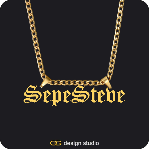 The Essential Name Necklace: Double Loop