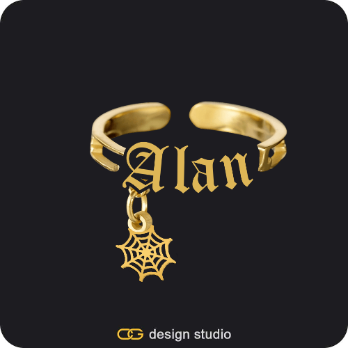 The Charm Name Ring