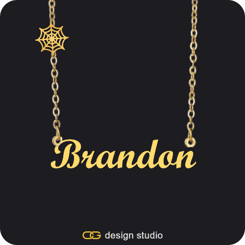 The Essential Name Necklace: Charm