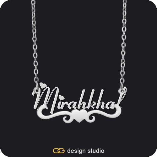 The Essential Name Necklace: Underline