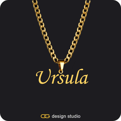 The Essential Name Necklace: Looped