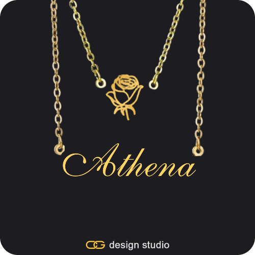 The Essential Name Necklace: Double Layer