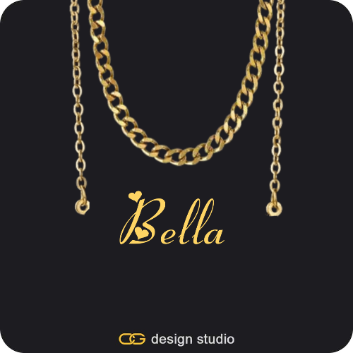 The Essential Name Necklace: Double Layer