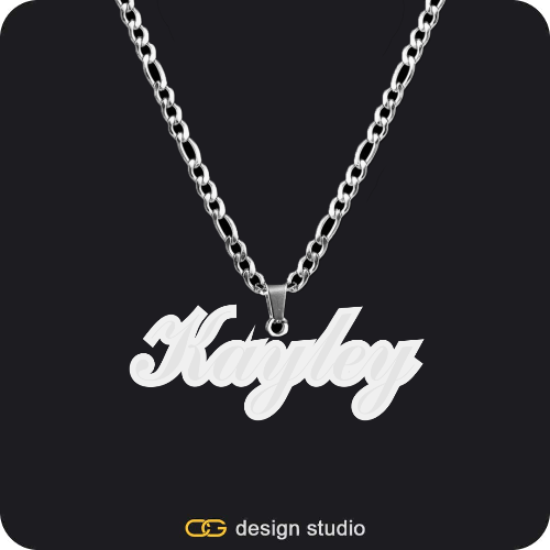 The Spotlight Double Plated Name Necklace