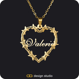 Bichota Heart Name Necklace