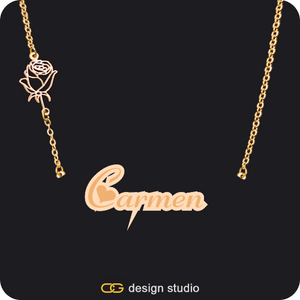 The Spotlight Double Plated Name Necklace