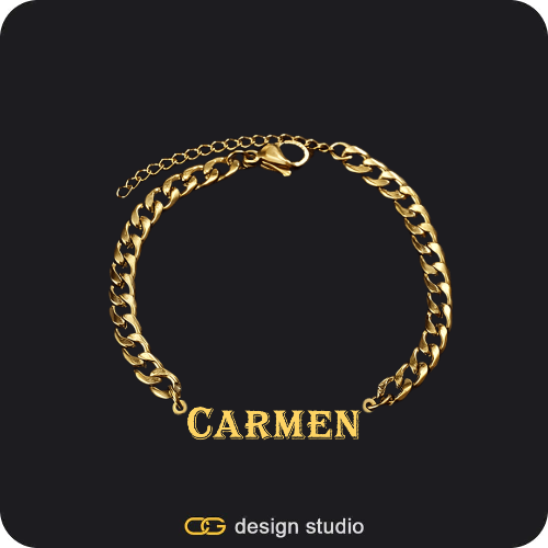 The Mens Name Bracelet