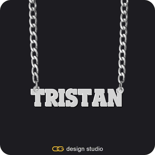 The Mens Essential Name Necklace