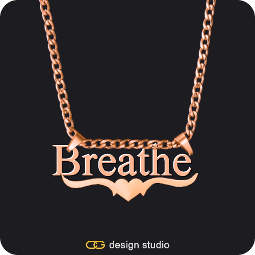 The Essential Name Necklace: Underline
