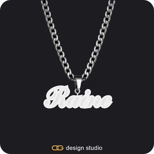 The Spotlight Double Plated Name Necklace