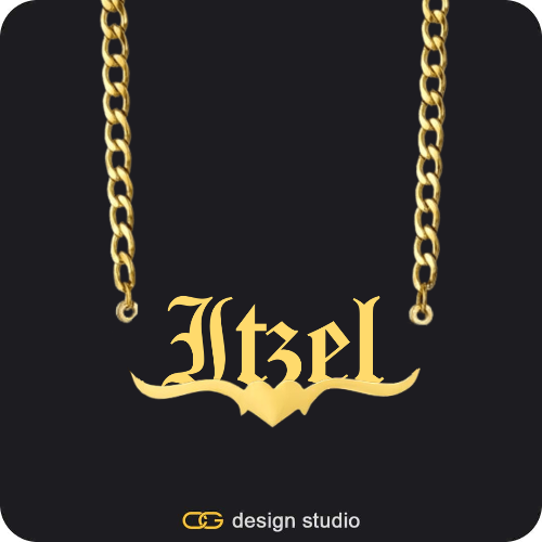 The Essential Name Necklace: Underline