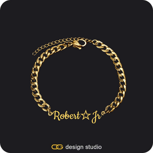 The Essential Name Bracelet: Cuban