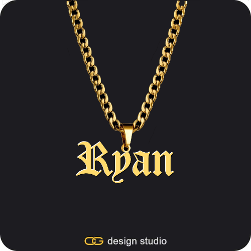 The Mens Essential Name Necklace