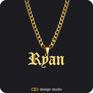 The Mens Essential Name Necklace