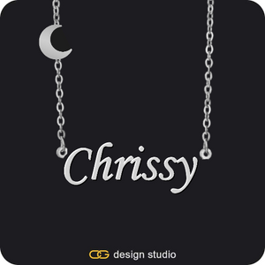 The Essential Name Necklace: Charm