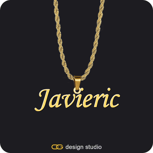 The Mens Essential Name Necklace