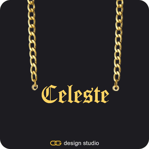 The Essential Name Necklace: Cuban chain