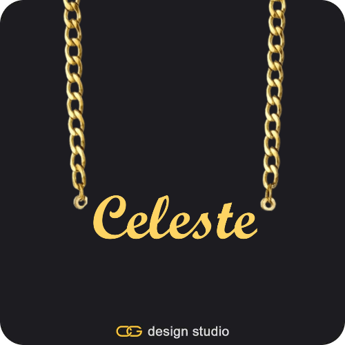 The Essential Name Necklace: Cuban chain