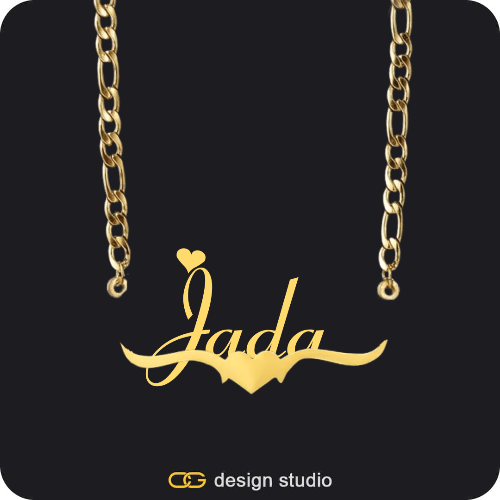 The Essential Name Necklace: Underline