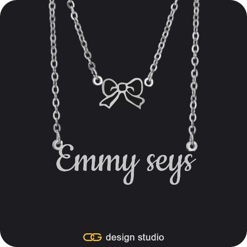 The Essential Name Necklace: Double Layer