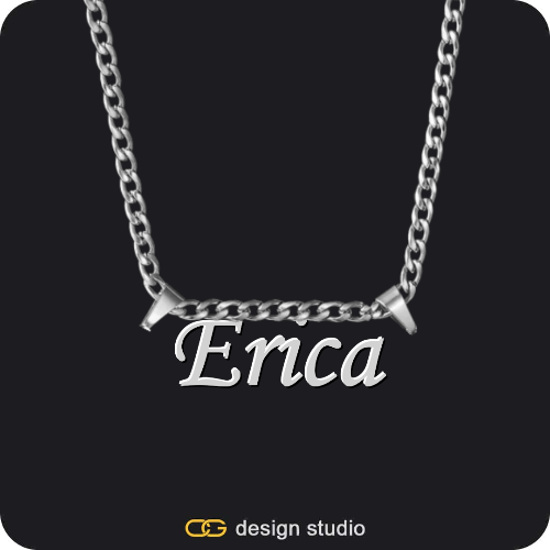 The Mens Essential Name Necklace