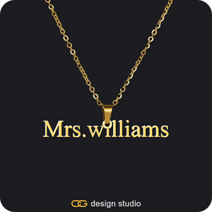 The Essential Name Necklace