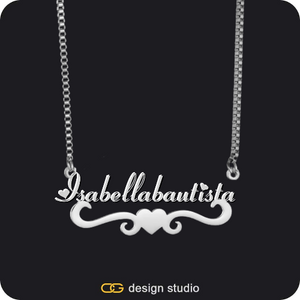 The Essential Name Necklace: Underline