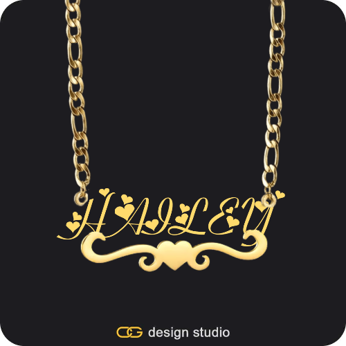 The Essential Name Necklace: Underline