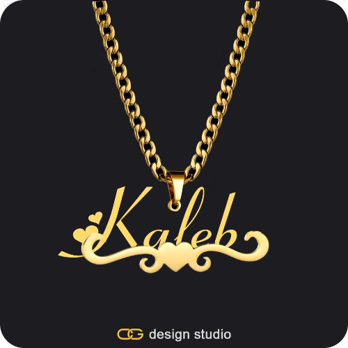 The Essential Name Necklace: Underline
