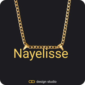 The Essential Name Necklace: Double Loop