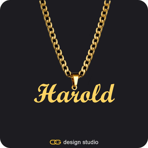 The Essential Name Necklace: Looped